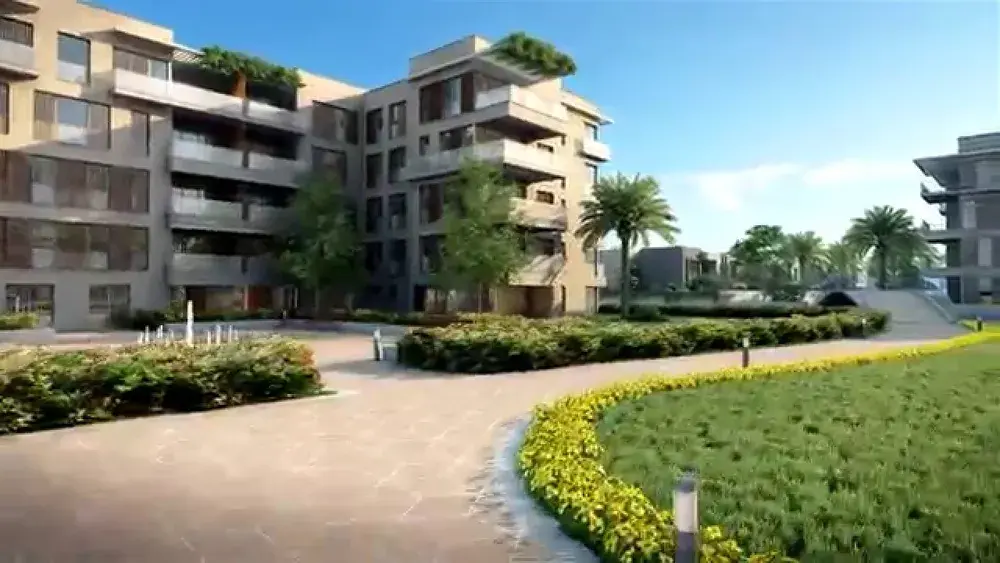 منظر عام لأحياء تاج سيتي السكنية